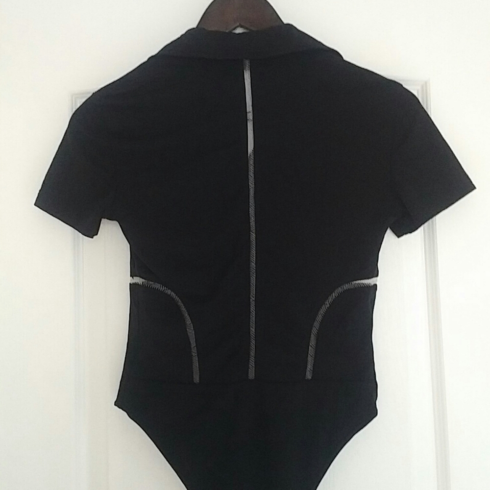 FENDI - 1990s Fendi Stretch Nylon Bodysuit - Picture 4 of 7
